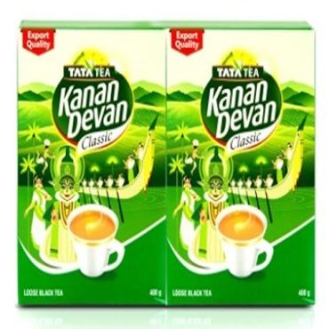 Kanan Devan Tea 2 x 400 Gm Pkt, 12 Pieces Per Carton